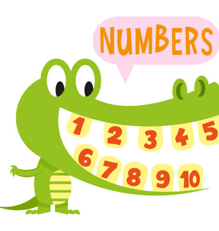 Colorea tus números: explorando del 1 al 10 con dígitos grandes en negrita.